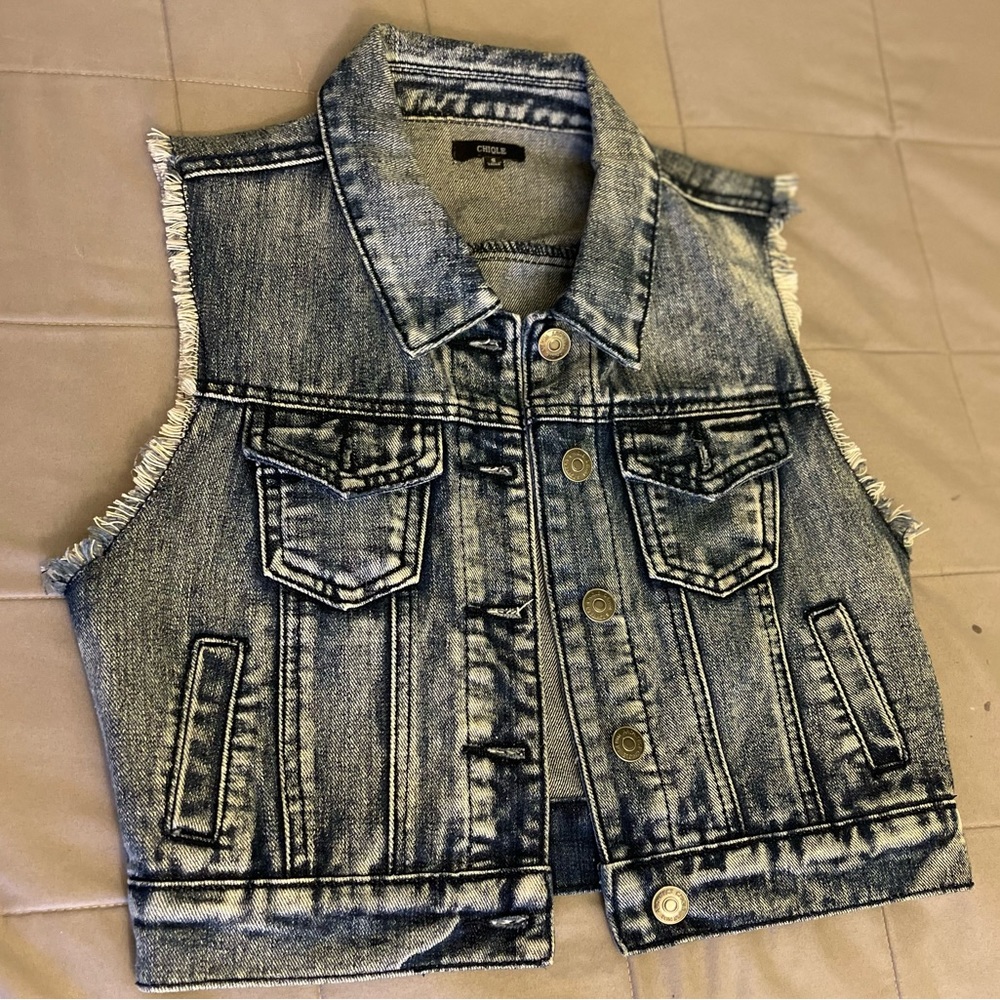 Denim vest